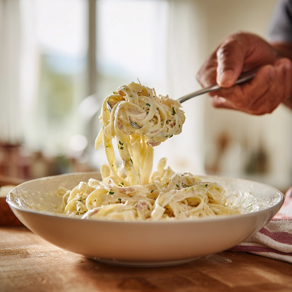 Souper Salad Fettuccine Recipe 